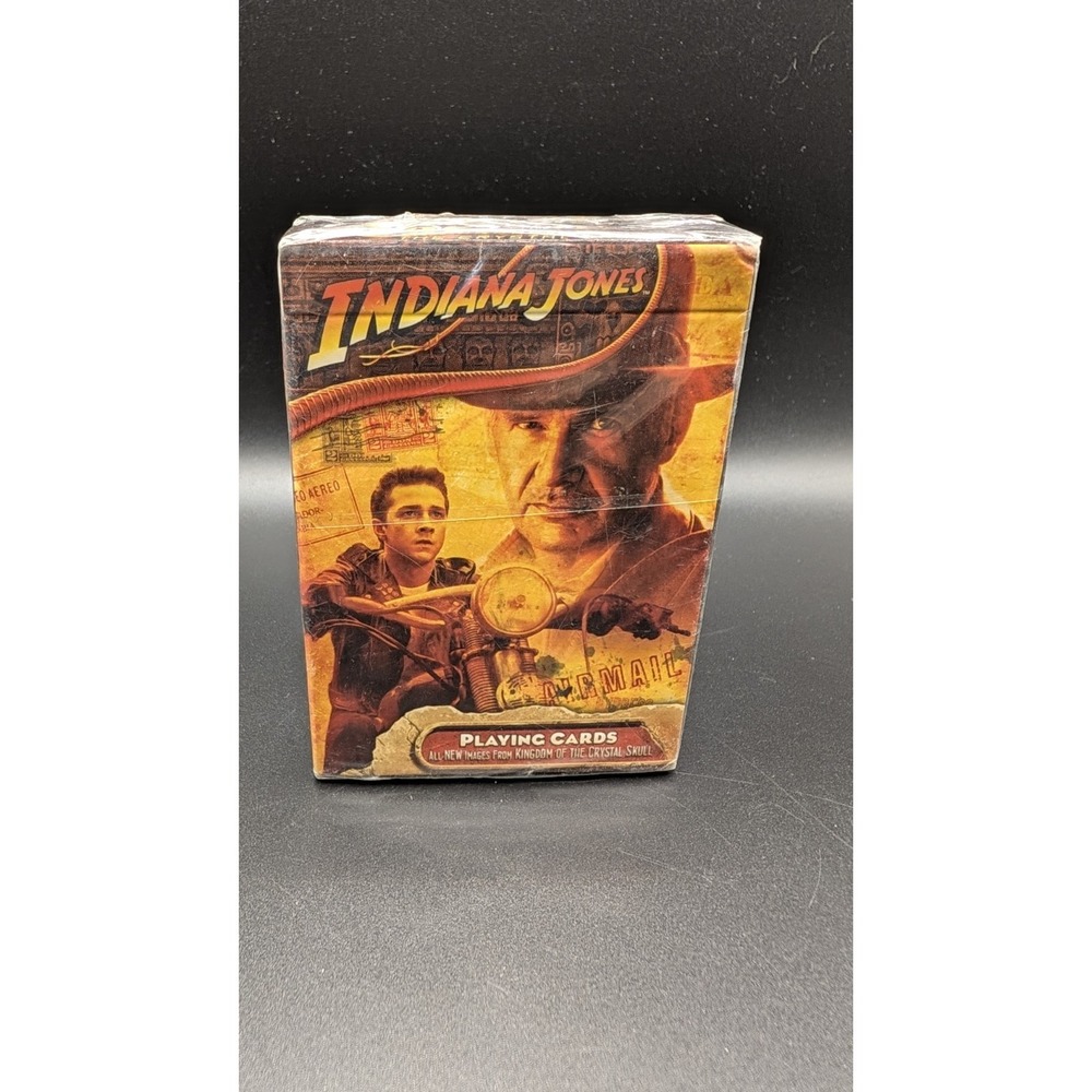Indiana Jones Kingdom of the Crystal Skull Playing Cards Cartamundi Sealed USA